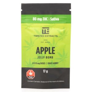 80mg THC Jelly Bombs (Twisted Extracts)