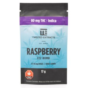 Alternative view of 80mg THC Jelly Bombs (Twisted Extracts)